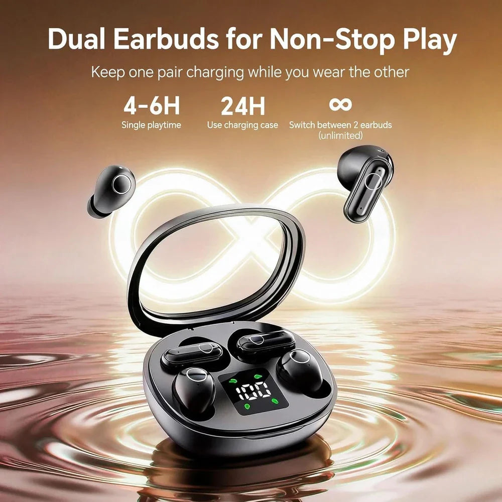 Ultra-Thin Earbuds for Side Sleepers