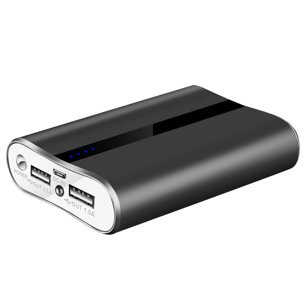 1Pc 12000mAh Portable Charger With Dual USB 3.1A Output Power Bank