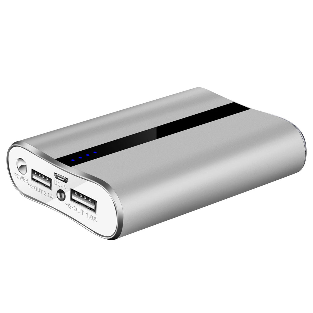 1Pc 12000mAh Portable Charger With Dual USB 3.1A Output Power Bank