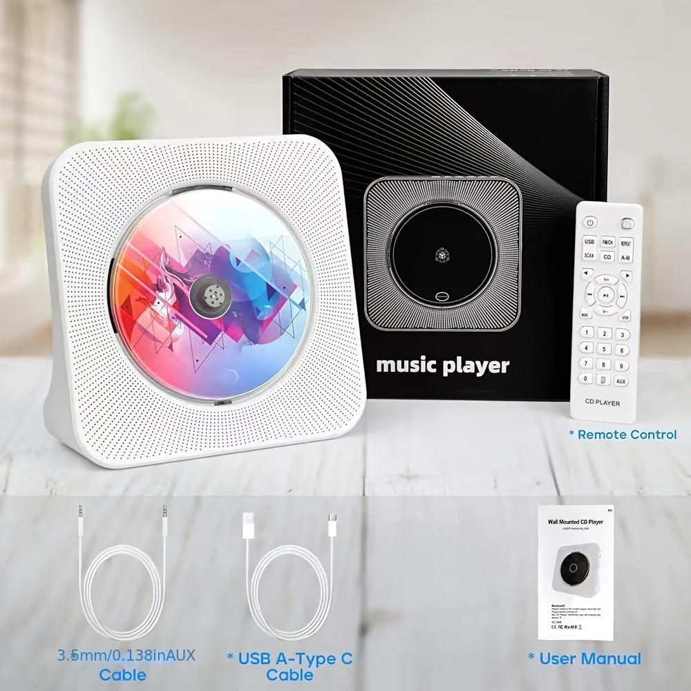 Portable CD Boombox with USB and FM Radio