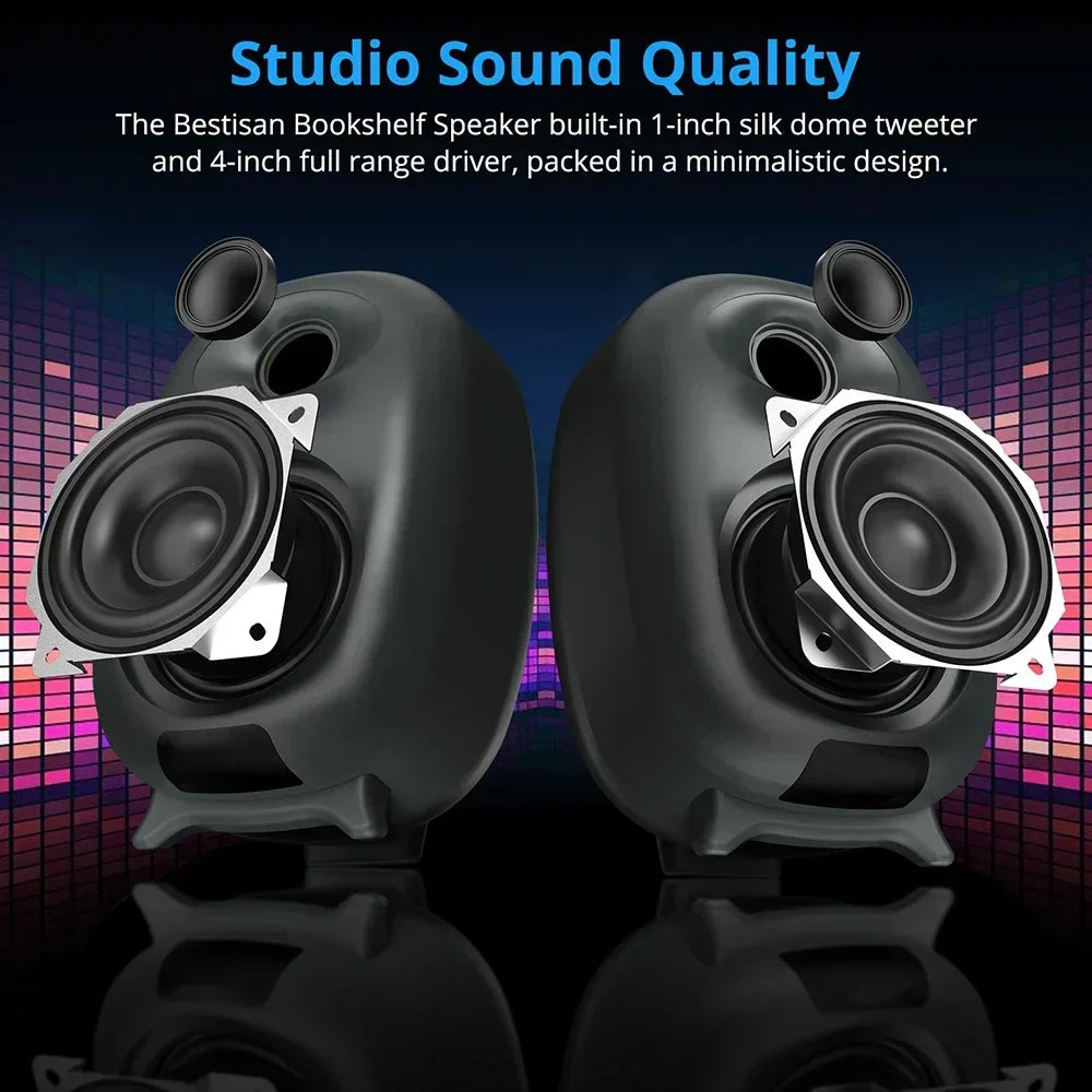 60W Gaming Bluetooth Speaker Soundbar For Pc & Tv (Black)