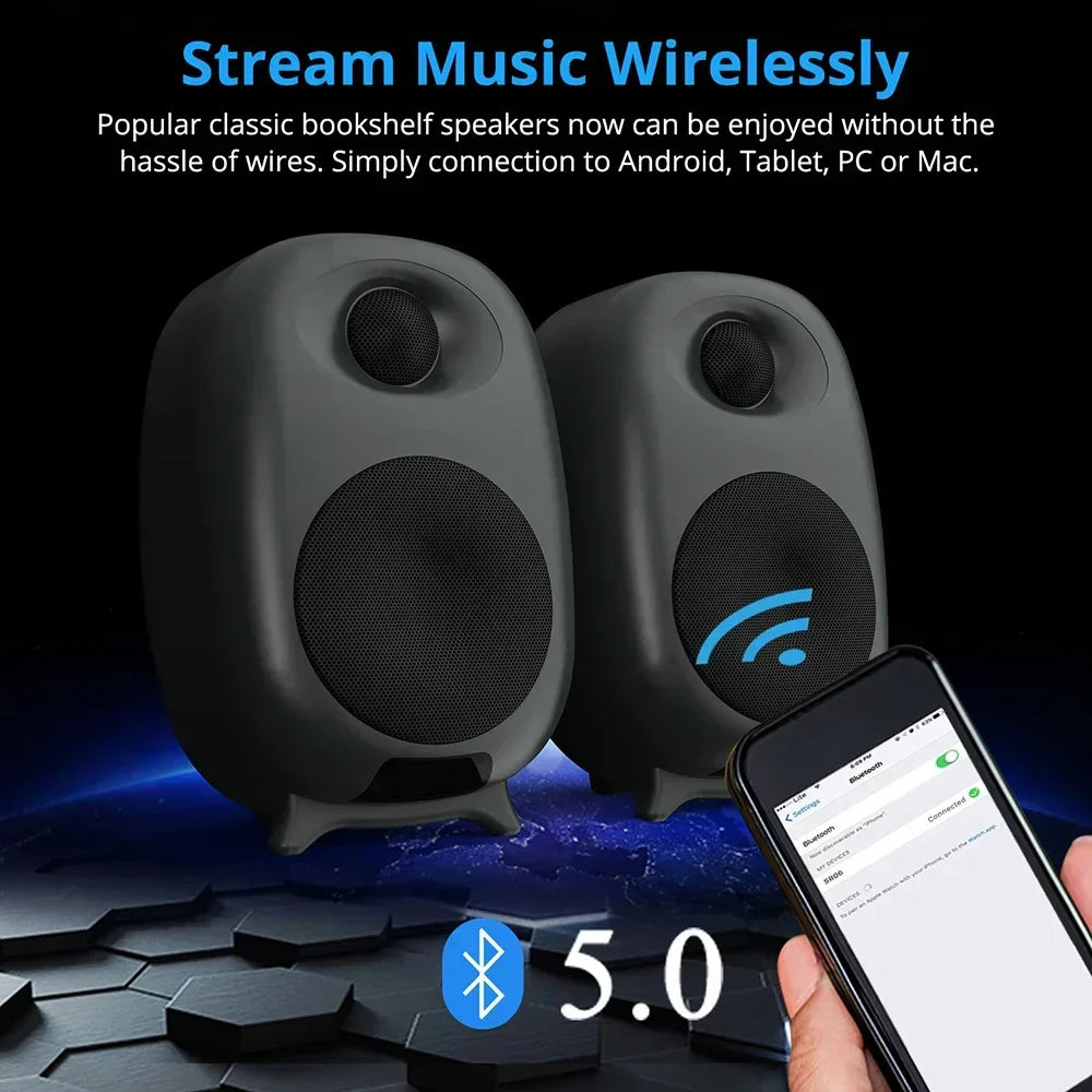 60W Gaming Bluetooth Speaker Soundbar For Pc & Tv (Black)