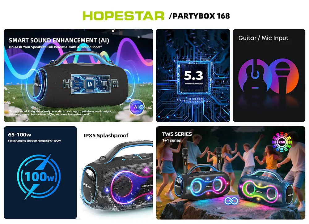 Hopestar 168 Party Speaker 400W
