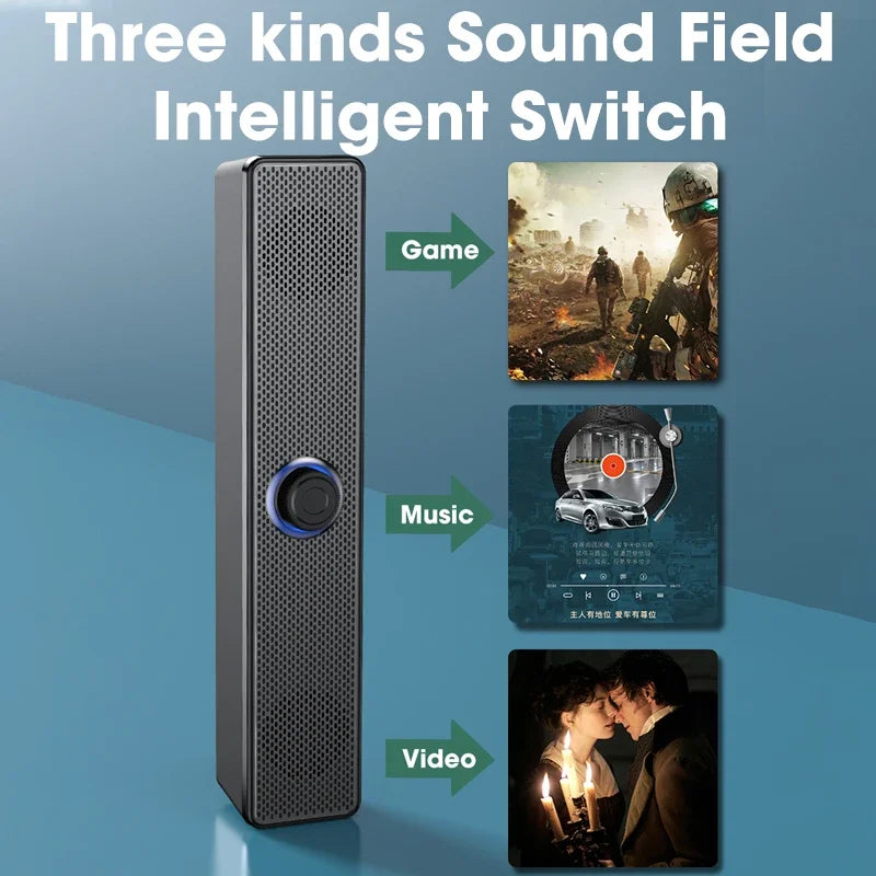 Pc Soundbar – Wired Speaker