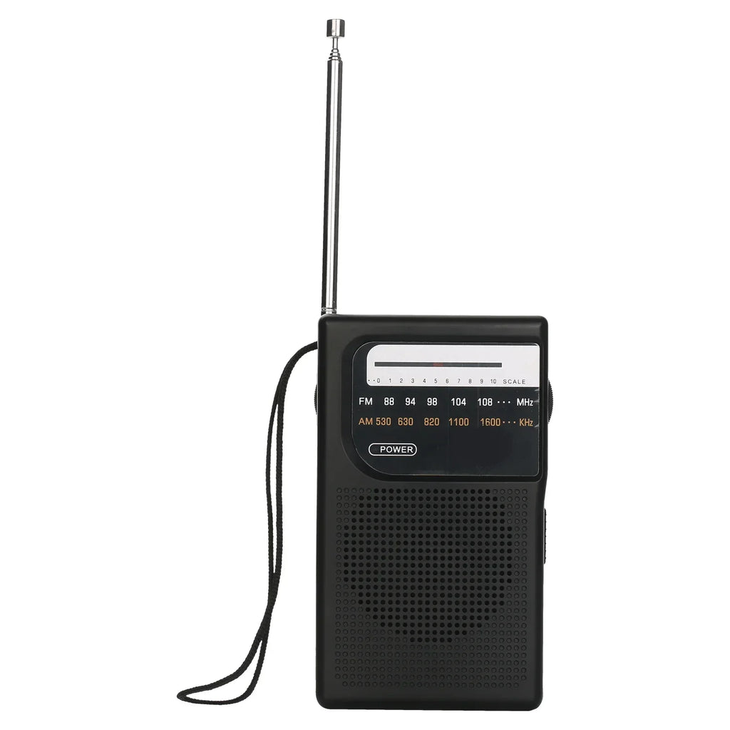 Portable Pocket Radio Black