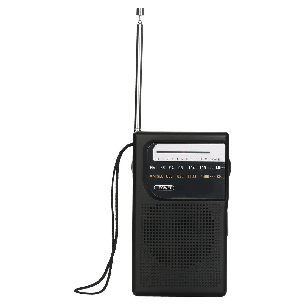 Portable Pocket Radio Black