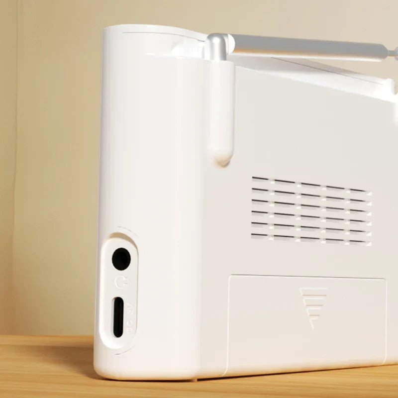 Mini Portable Digital FM Radio White