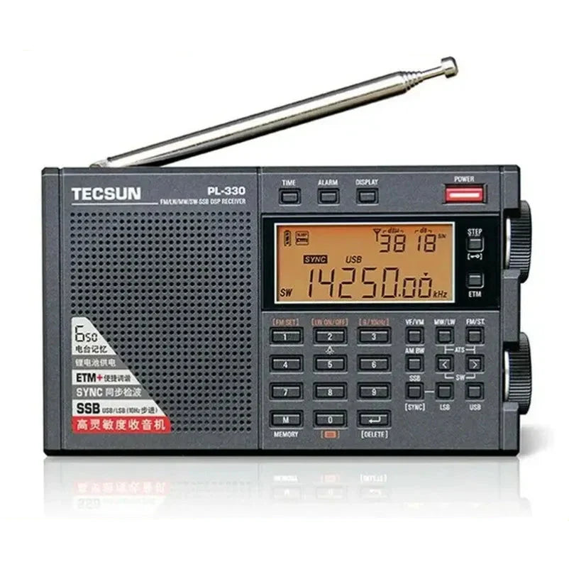 Portable Radio Receiver with SSB Black
