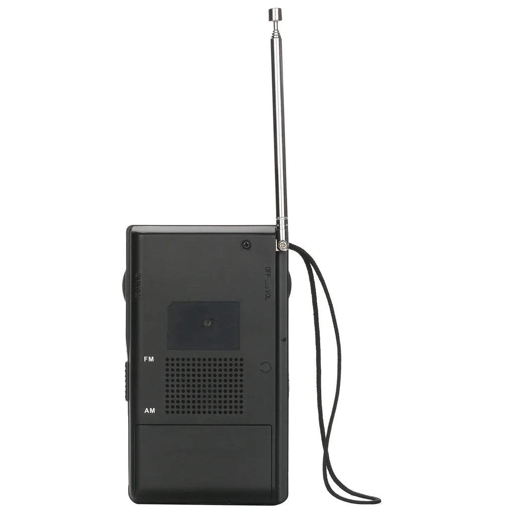 Portable Pocket Radio Black