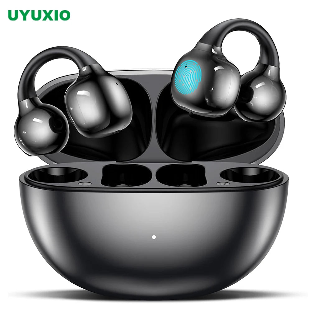 UYUXIO BT 5.4 Clip-on Earbuds
