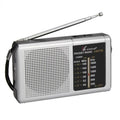 Portable Retro Radio Silver