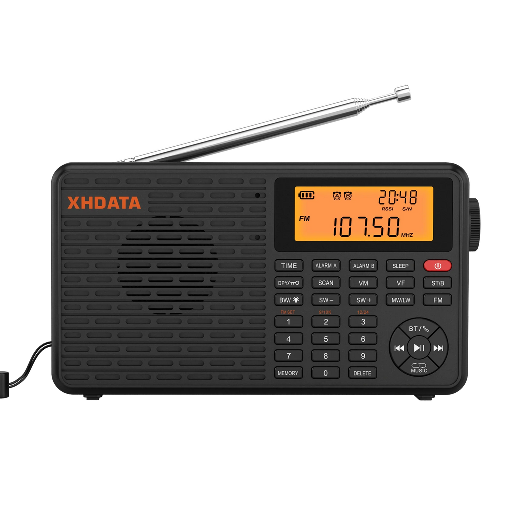 Stereo Digital Portable Radio Black