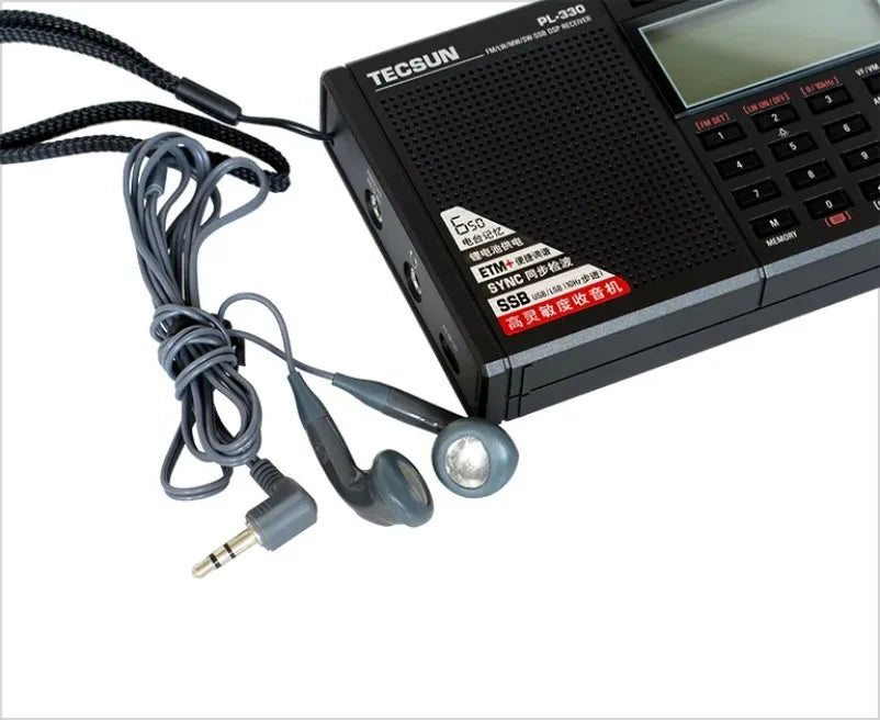 Portable Radio Receiver with SSB Black