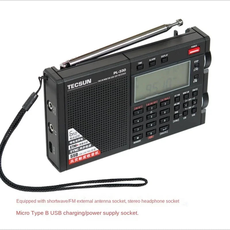 All-Band Portable Radio Black
