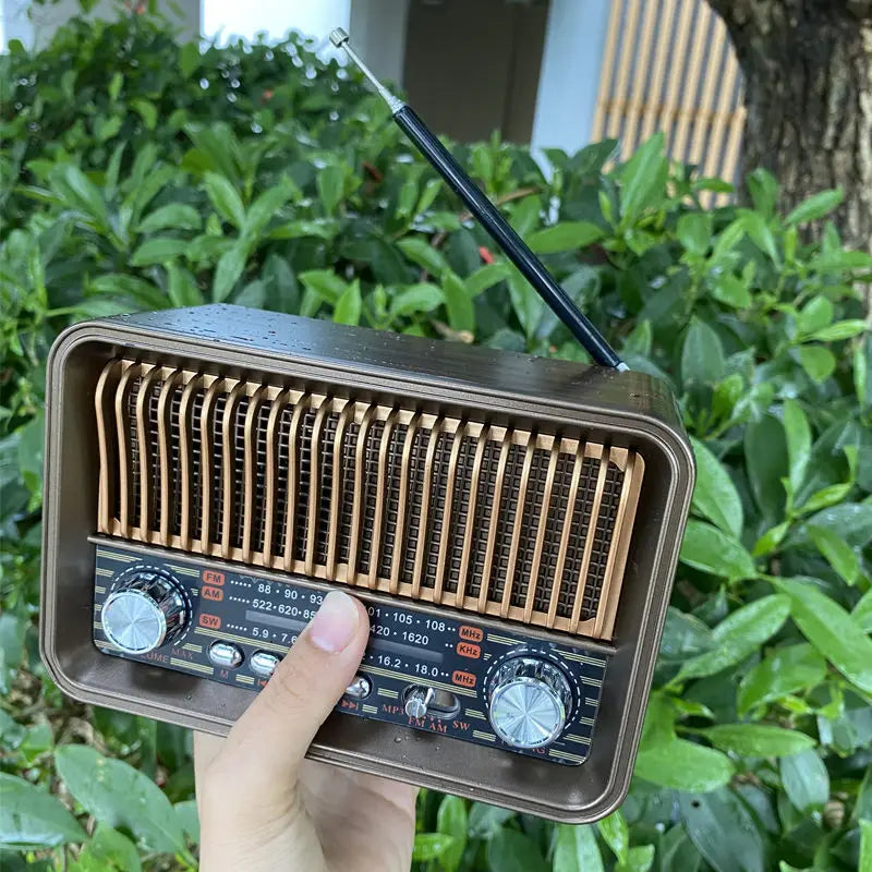 Portable Multi-Band Radio Brown