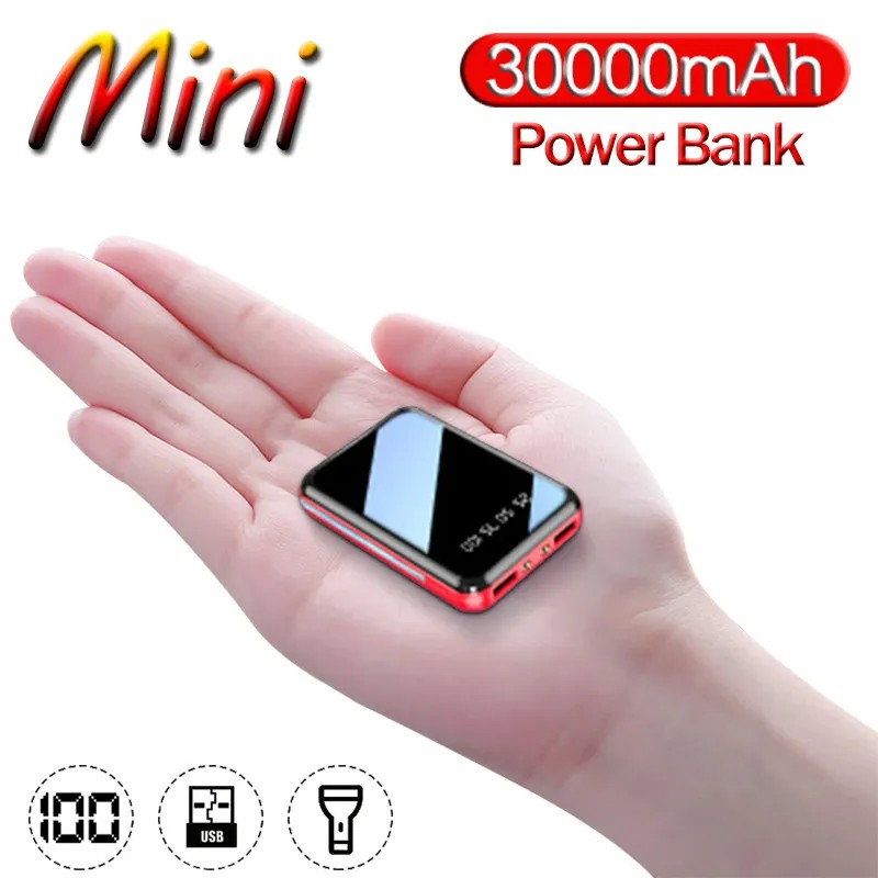 VoltMate™ – 30000mAh Mini Power Bank USB