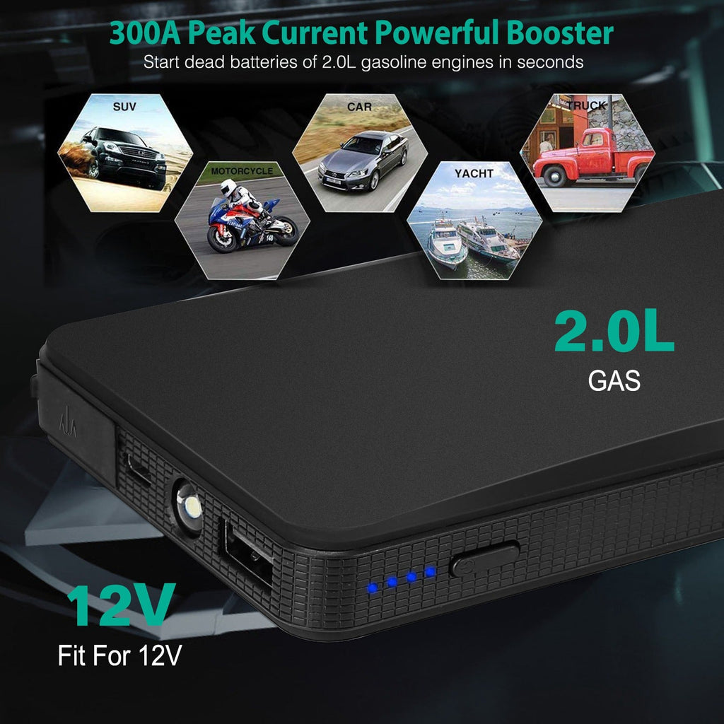 12V Car Jumper Starter 400A Peak 20000mAh Battery Charger Power Bank