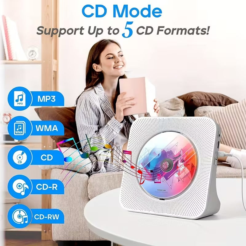 Portable CD Boombox with USB and FM Radio