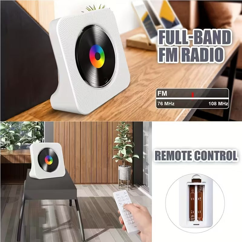 Portable CD Boombox with USB and FM Radio