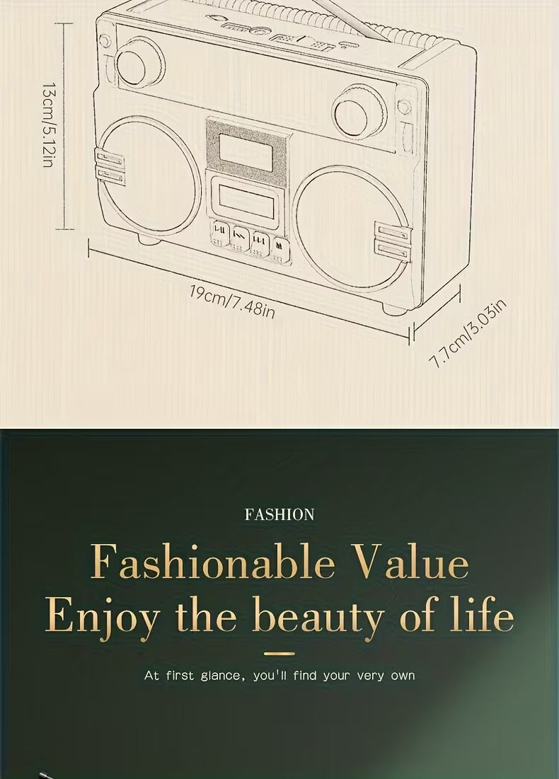 Portable Multifunctional AM/FM/SW Radio
